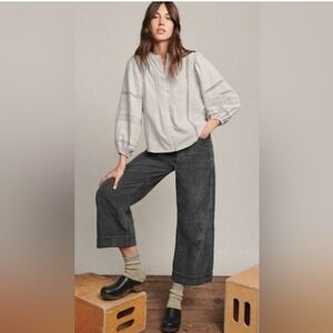 Boden Wide Wale Corduroy Pants Dark Gray Size 18L